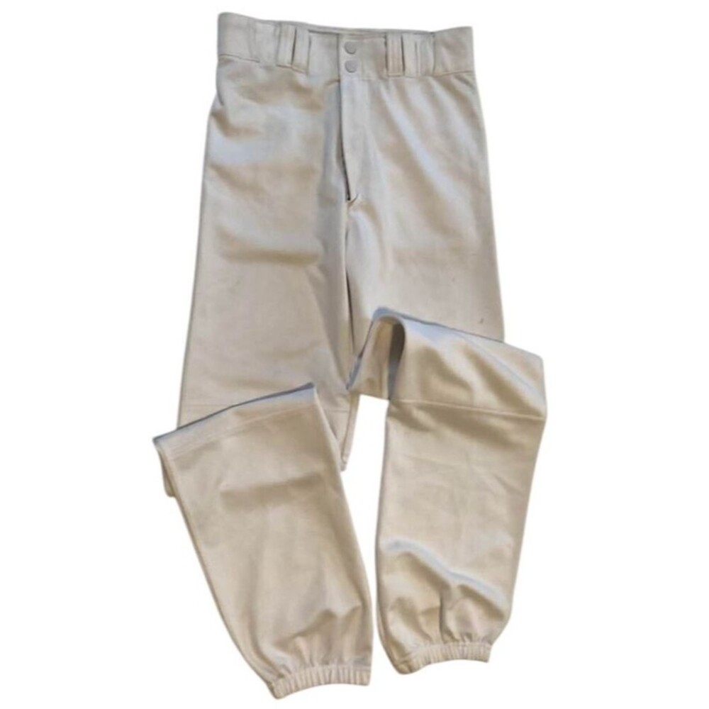 Champro Baseball Softball Pants Adult Small Belt Loops Elastic White Sports